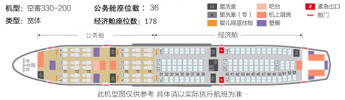 飛機(jī)座位圖